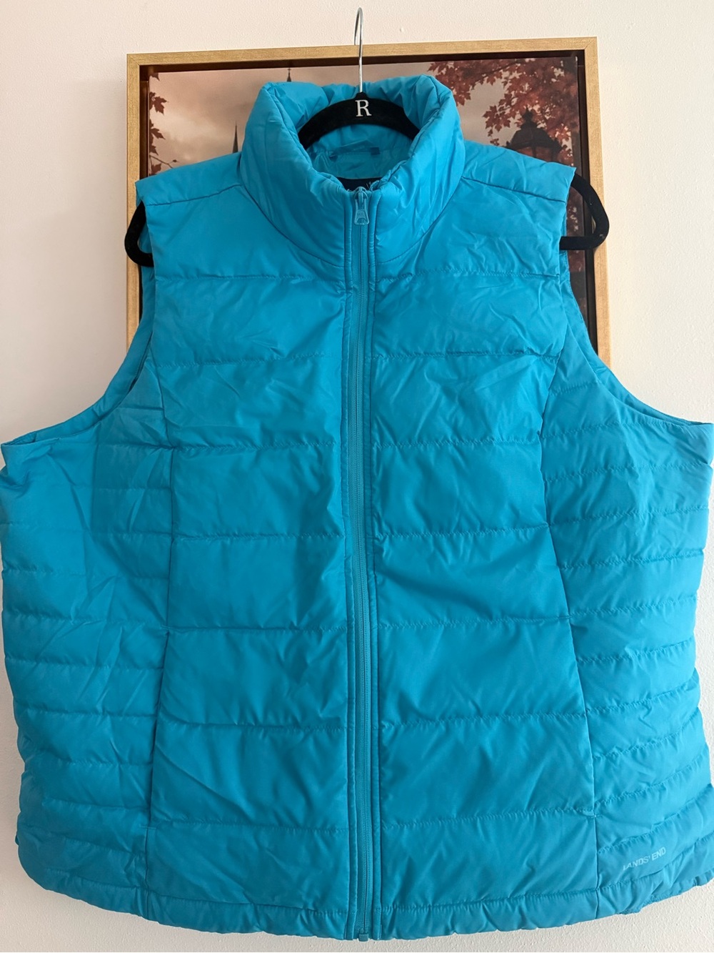 Women's Lightweight Packable Puffer Vest - Turquoise
